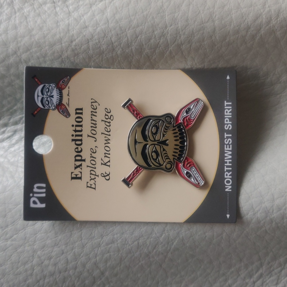 'Expedition' Pin Indigenous Design by Francis Horne Sr., Coast Salish